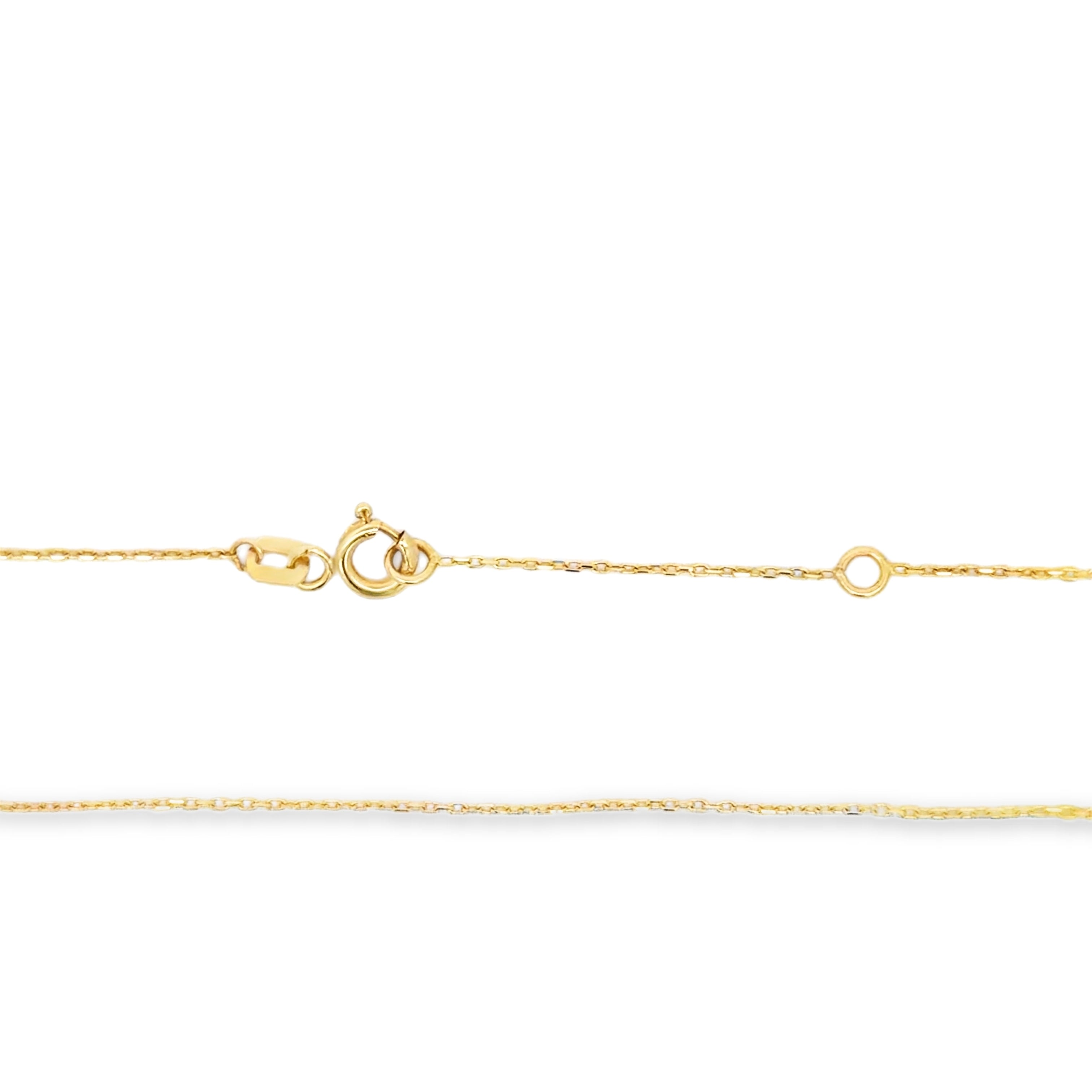 Yellow Gold zirconia Halo Pendant Necklace