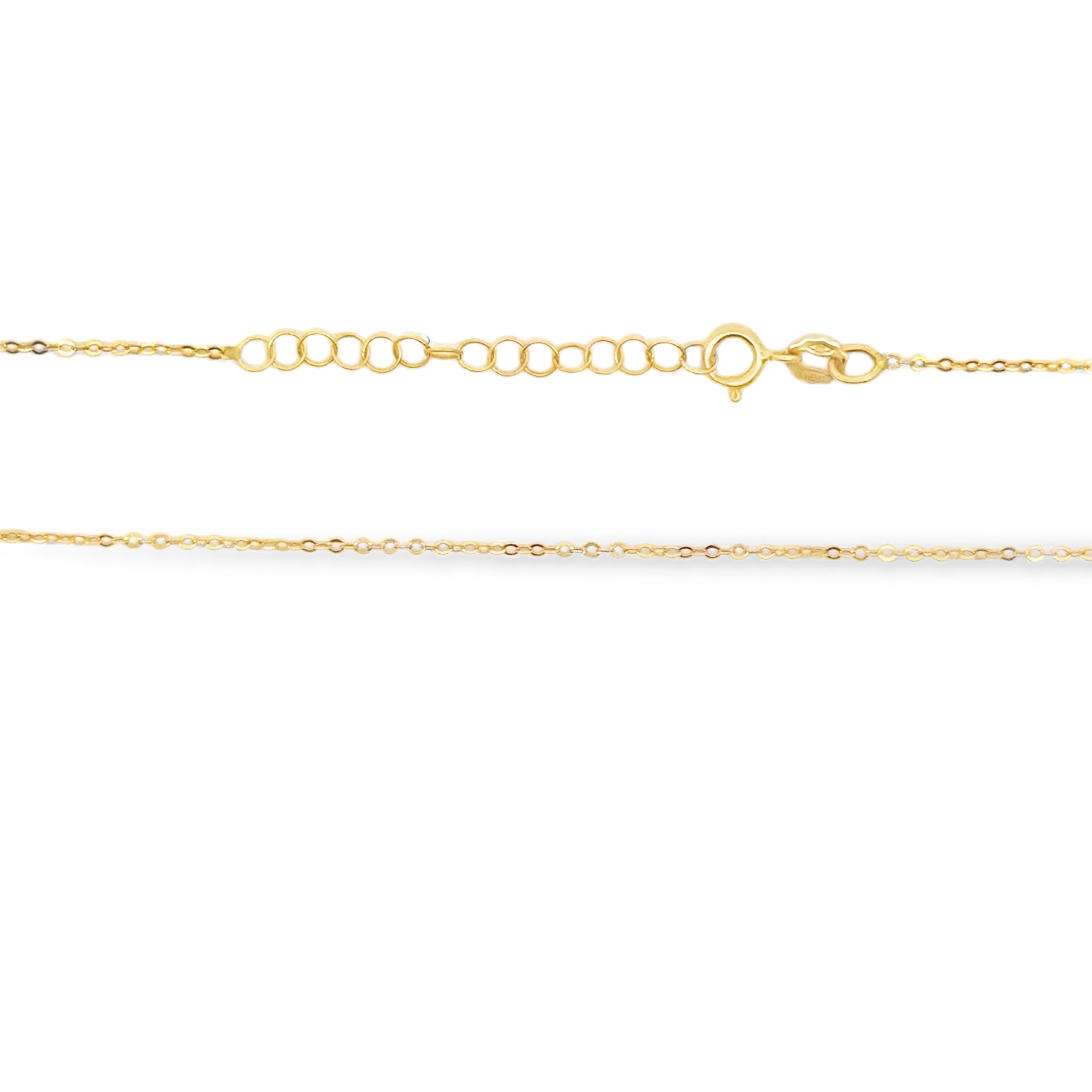 Yellow Gold Minimalist Beaded Station Necklace