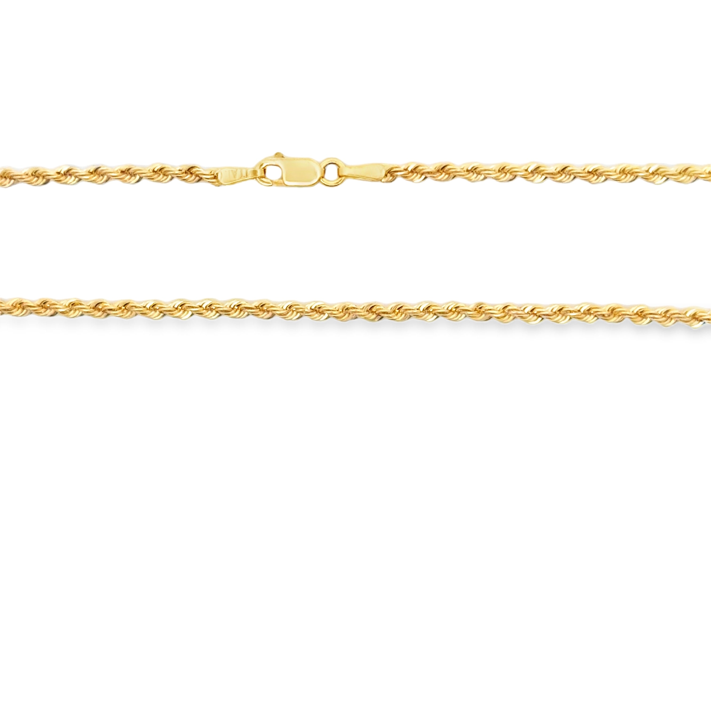 Yellow Gold Chain with Heart Pendant