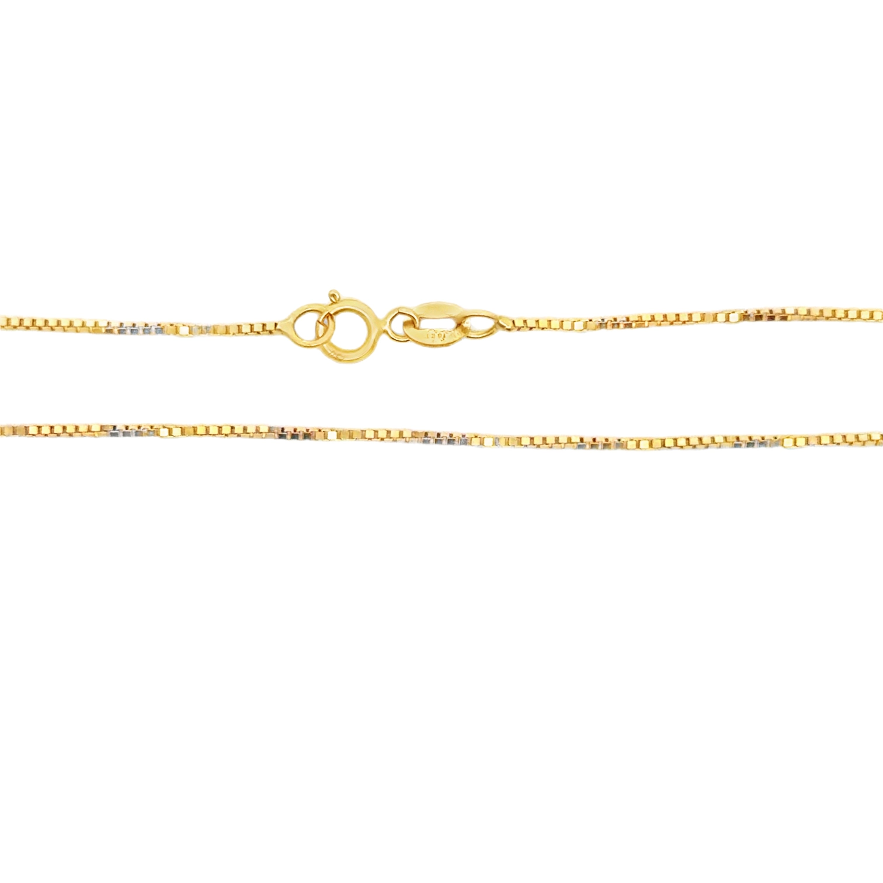 Yellow Gold Palm Tree Charm Necklace