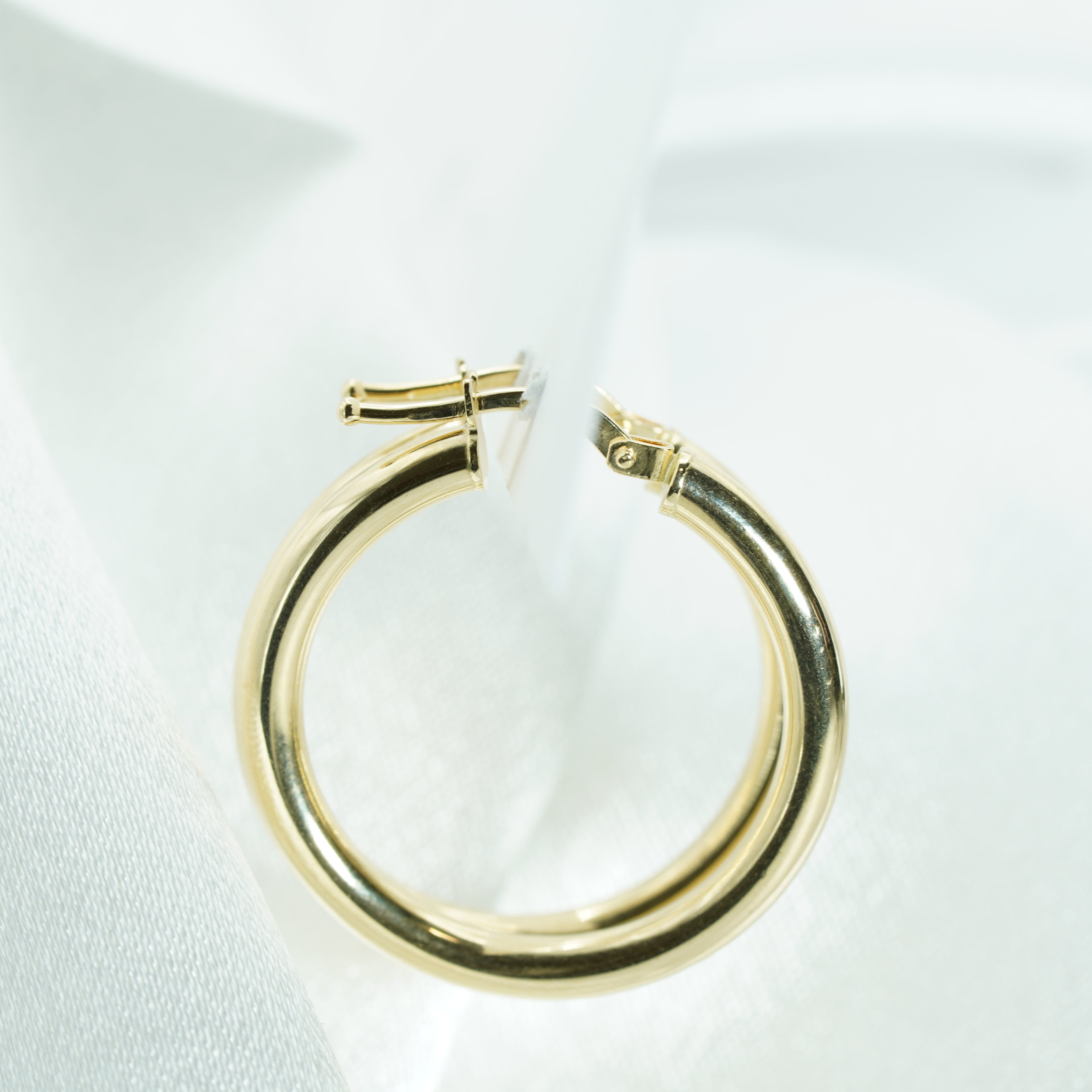 Classic Yellow Gold Hoop Earrings
