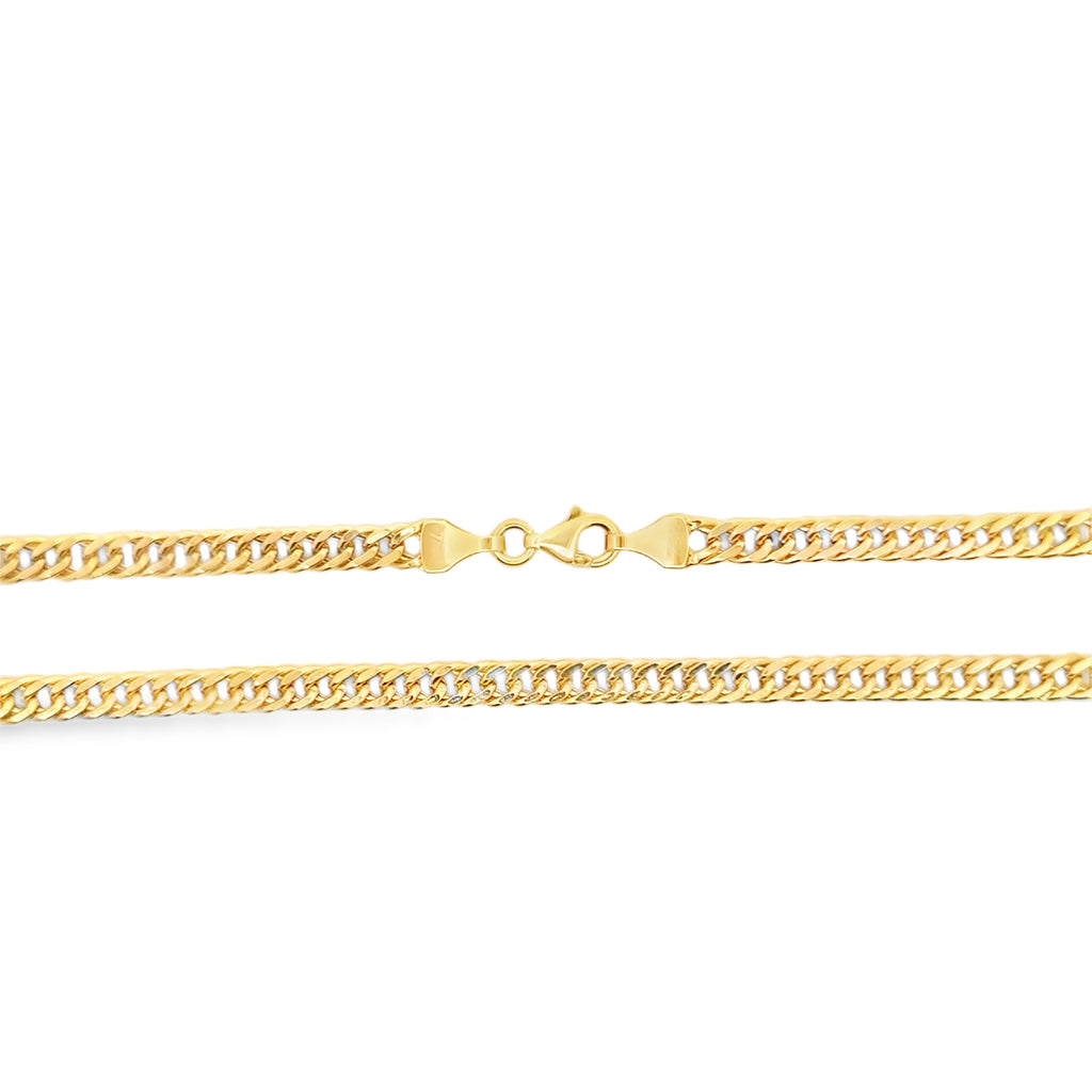 Yellow Gold Cuban Chain Necklace