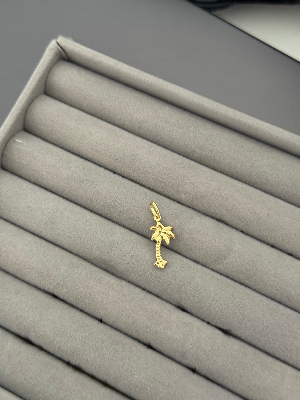 Yellow Gold Palm Tree Pendant