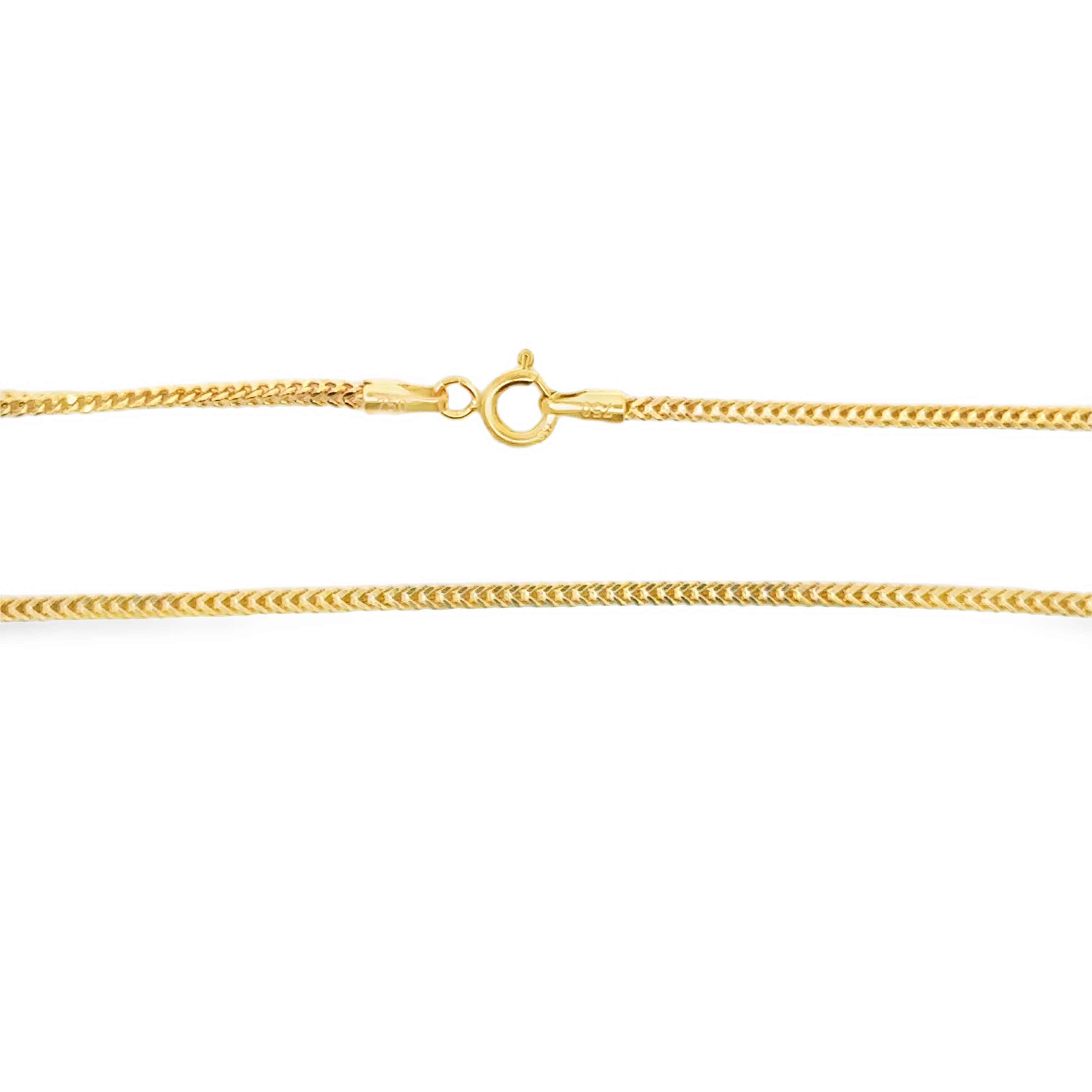 Classic Yellow Gold Woven Chain Necklace