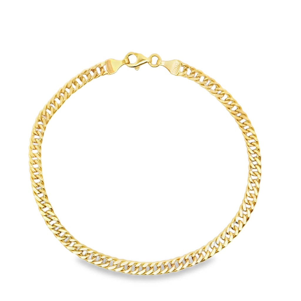 Yellow Gold Curb Link Chain Bracelet