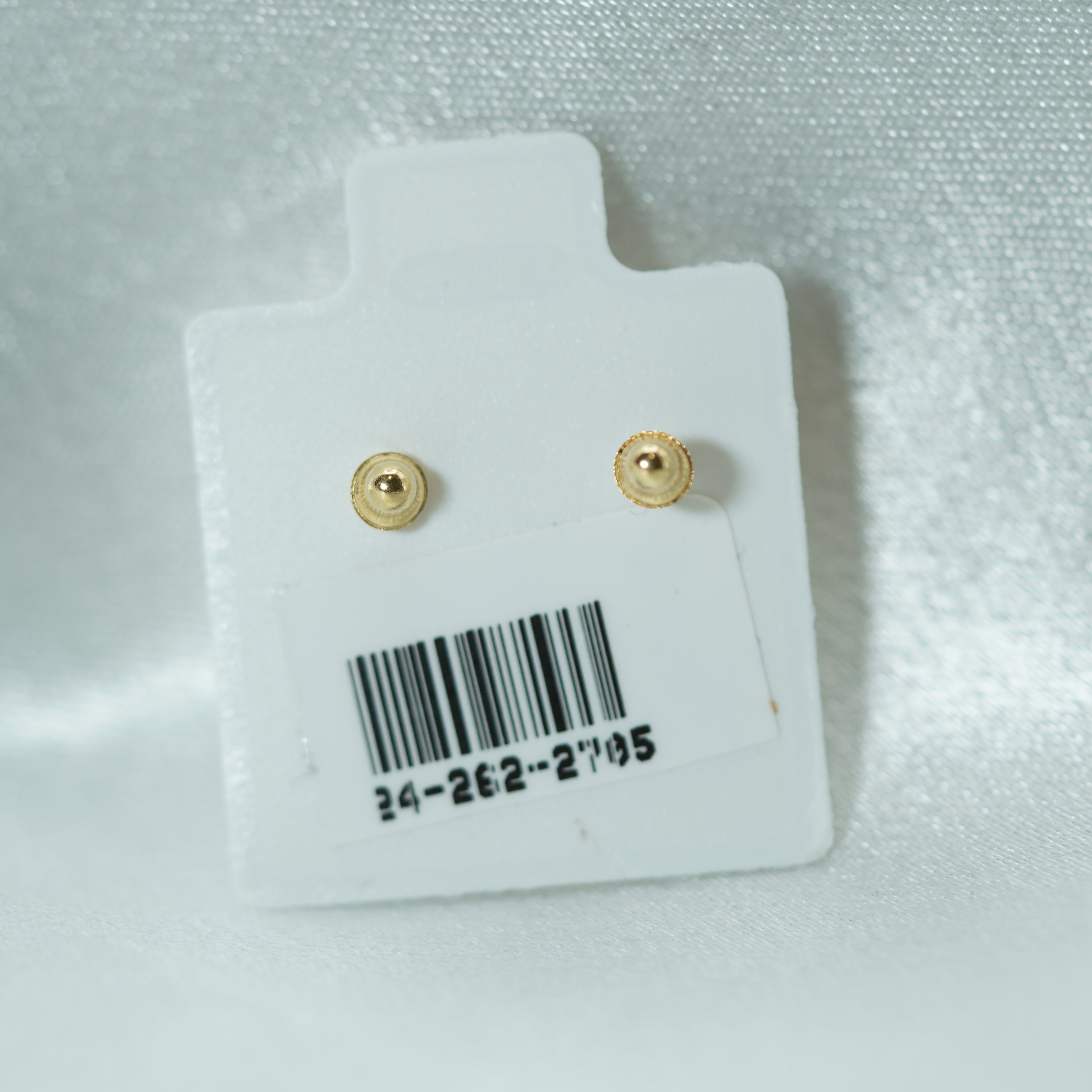 Yellow Gold Bumblebee Stud Earrings