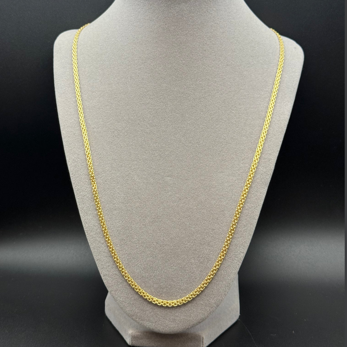Yellow Gold Fancy Link Chain Necklace