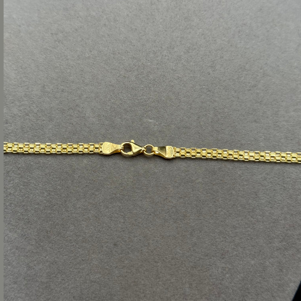 Yellow Gold Fancy Link Chain Necklace