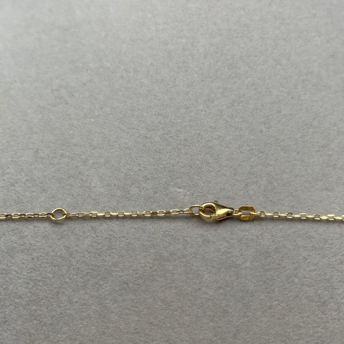 Yellow Gold Chain Necklace with Lobster Clasp