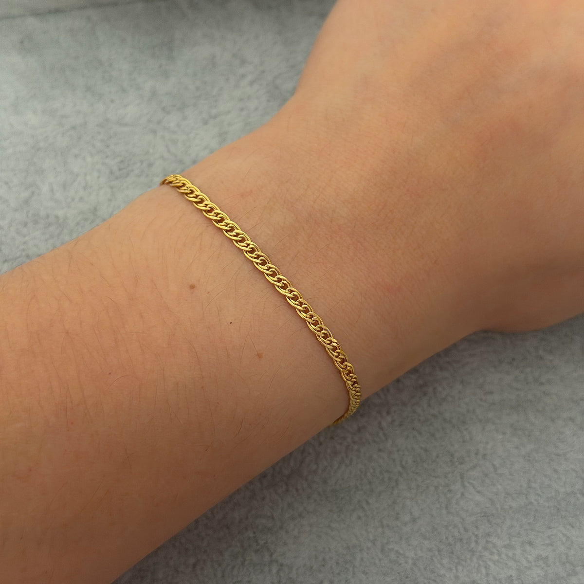 Yellow Gold Chain Bracelet