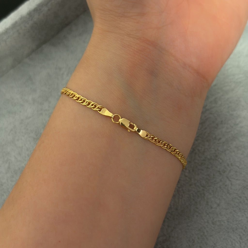 Yellow Gold Chain Bracelet
