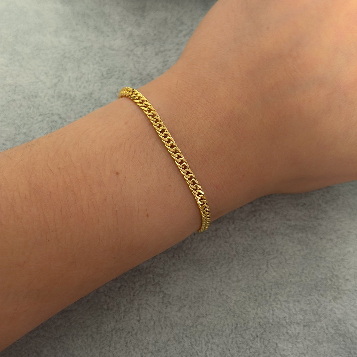 Yellow Gold Chain Link Bracelet
