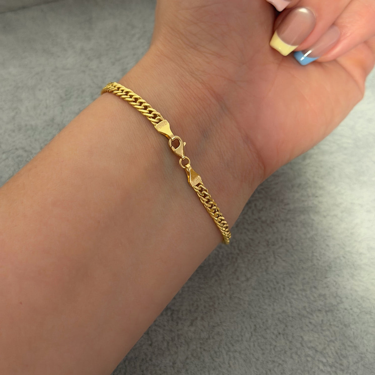 Yellow Gold Chain Link Bracelet