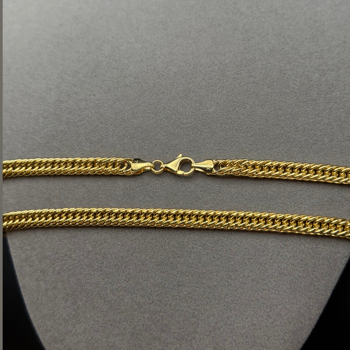 Yellow Gold Woven Link Chain Necklace