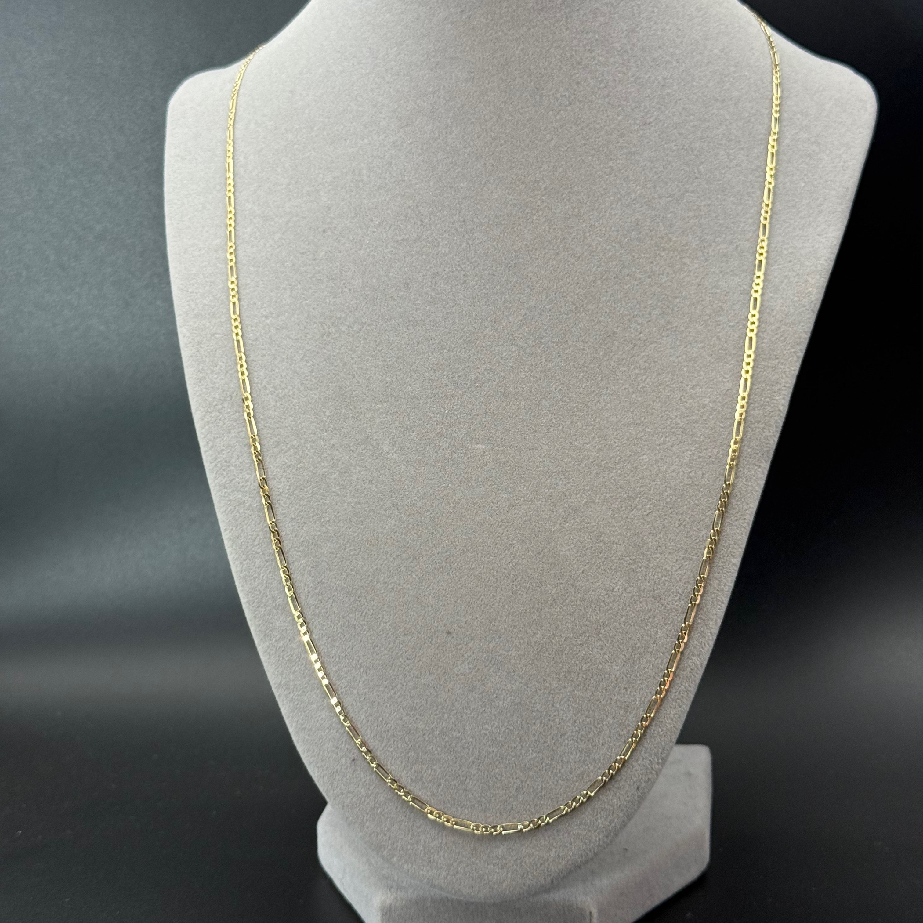 Yellow Gold Link Chain Necklace