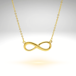 18K Gold Infinite Necklace