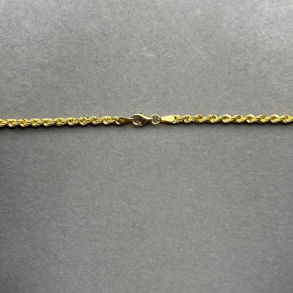 Classic Twisted Rope Chain in Yellow Gold