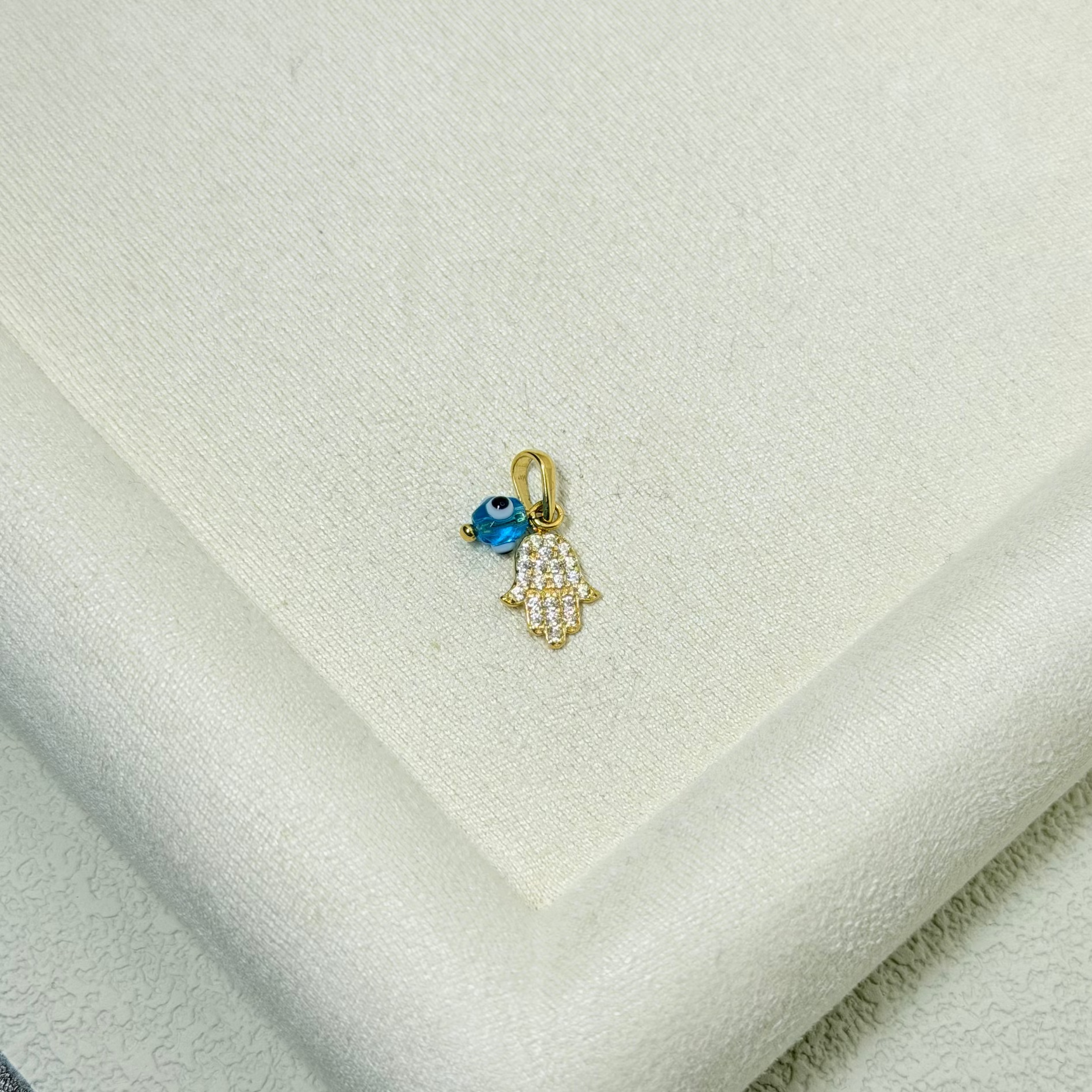 Yellow Gold Hamsa Pendant