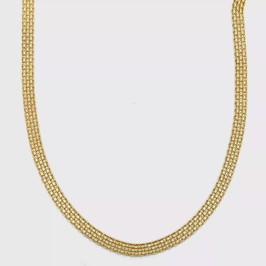Classic Yellow Gold Chain Necklace