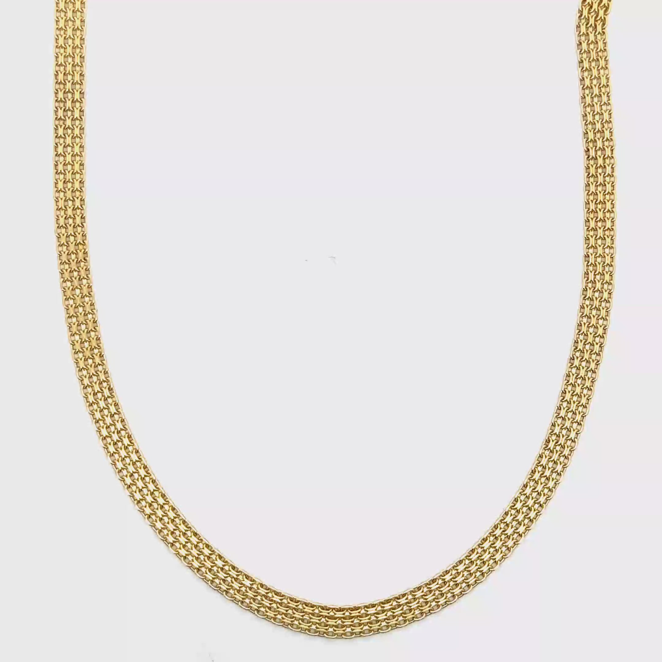 Classic Yellow Gold Chain Necklace