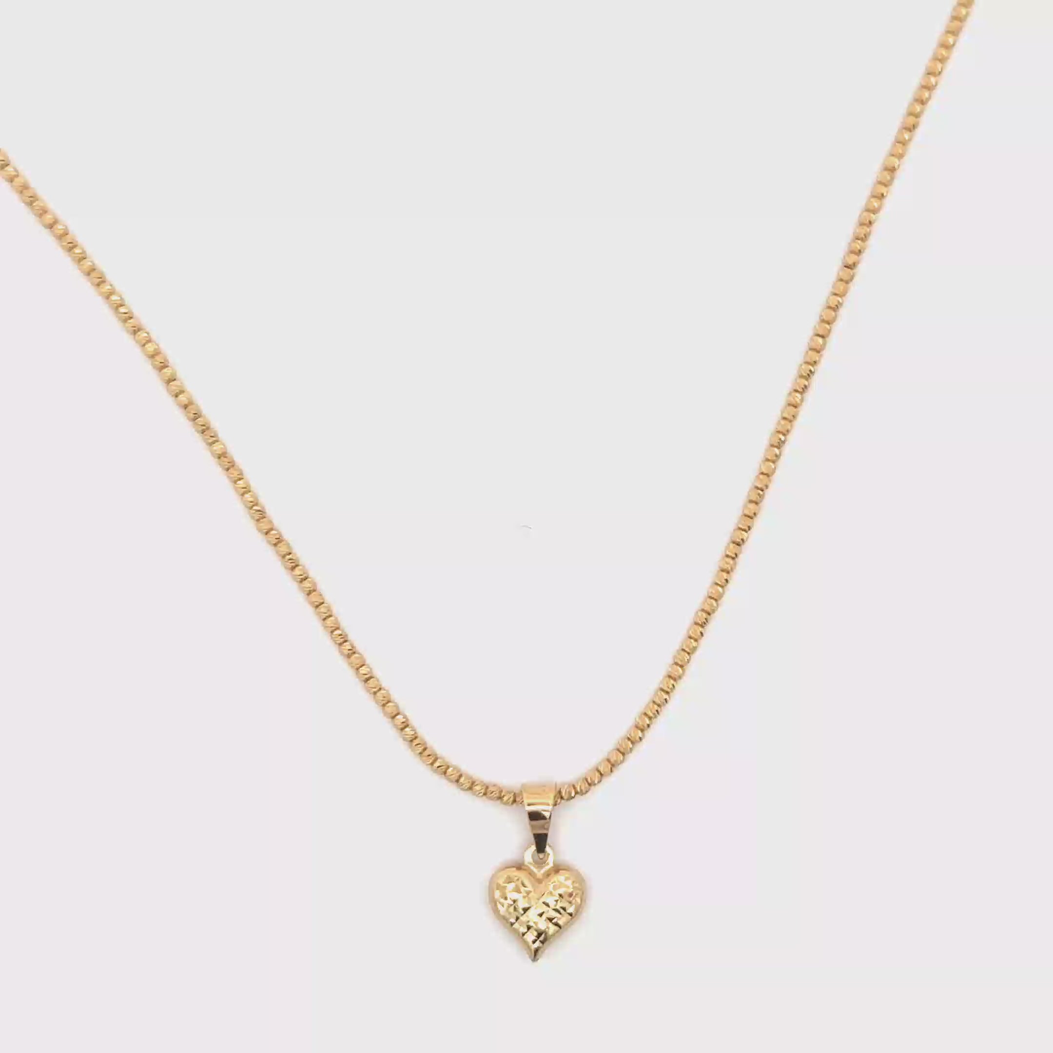 Elegant Yellow Gold Chain Necklace