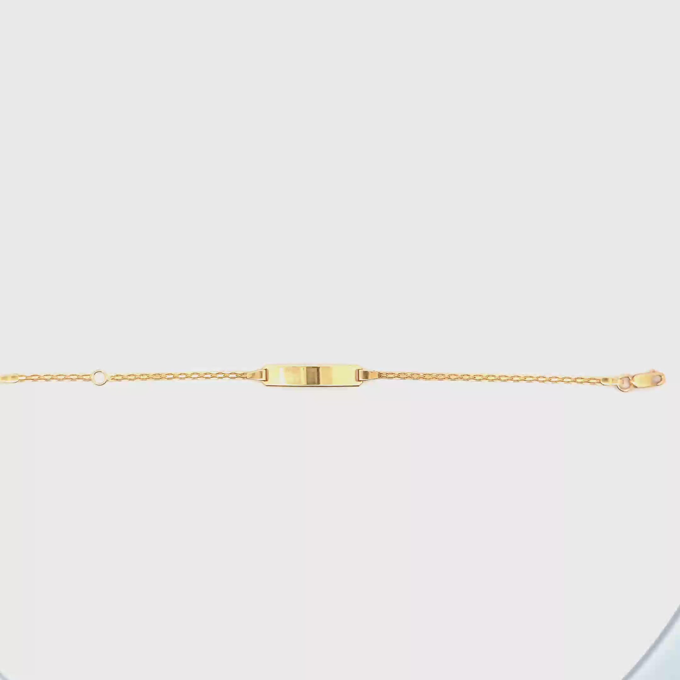 18k Yellow Gold Delicate Chain Bracelet