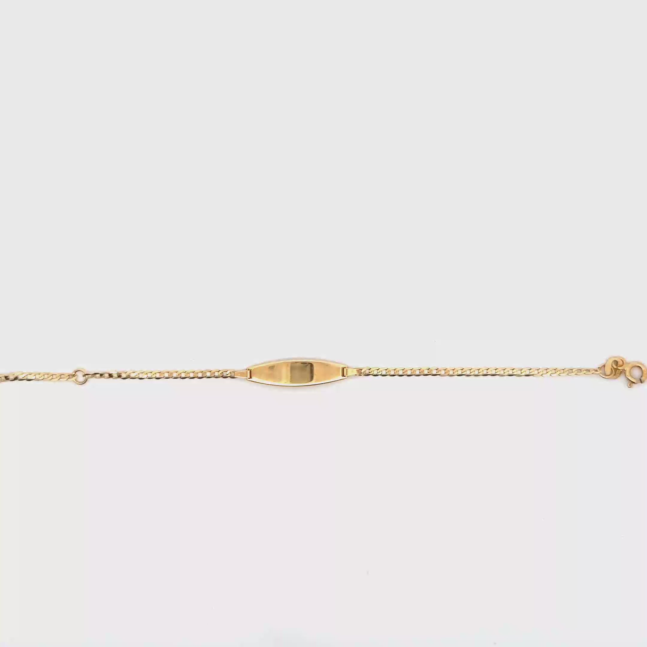 Yellow Gold Chain Bracelet