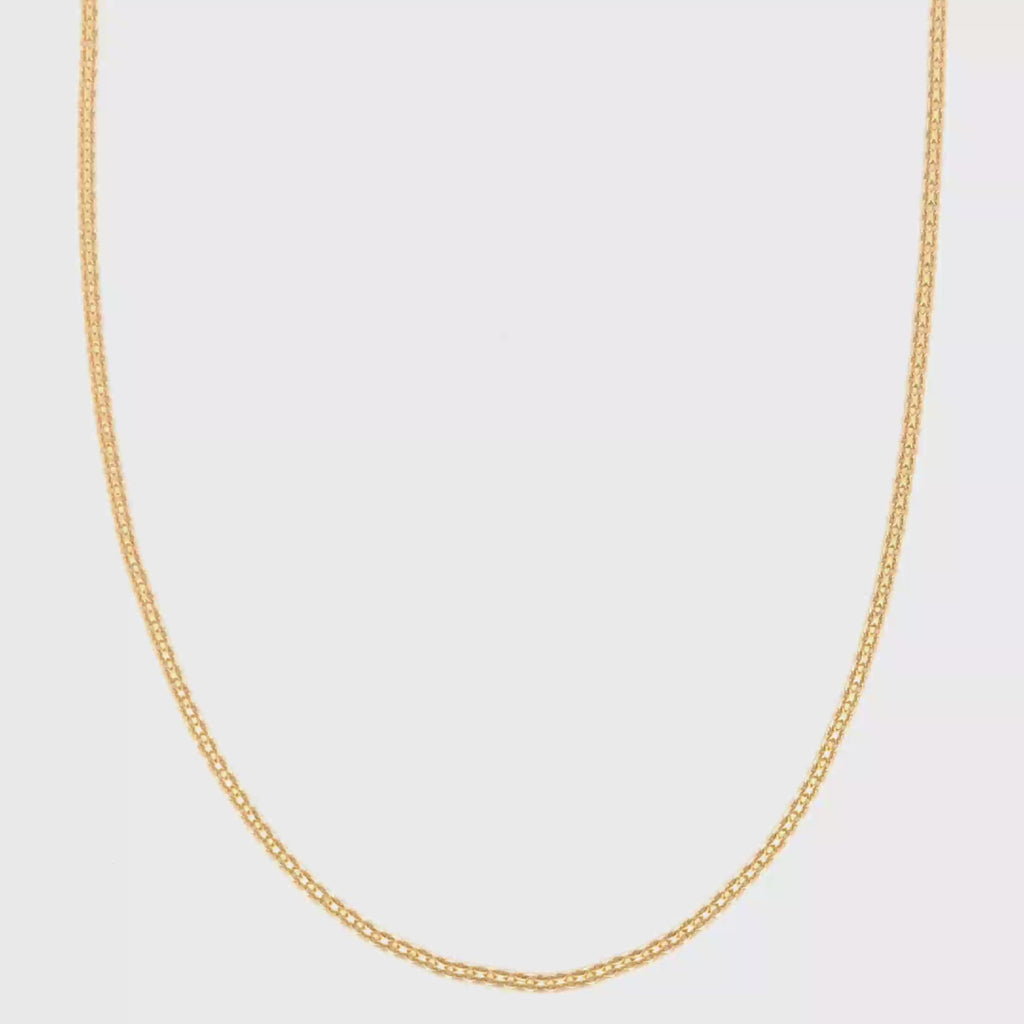 Classic Yellow Gold Chain Necklace