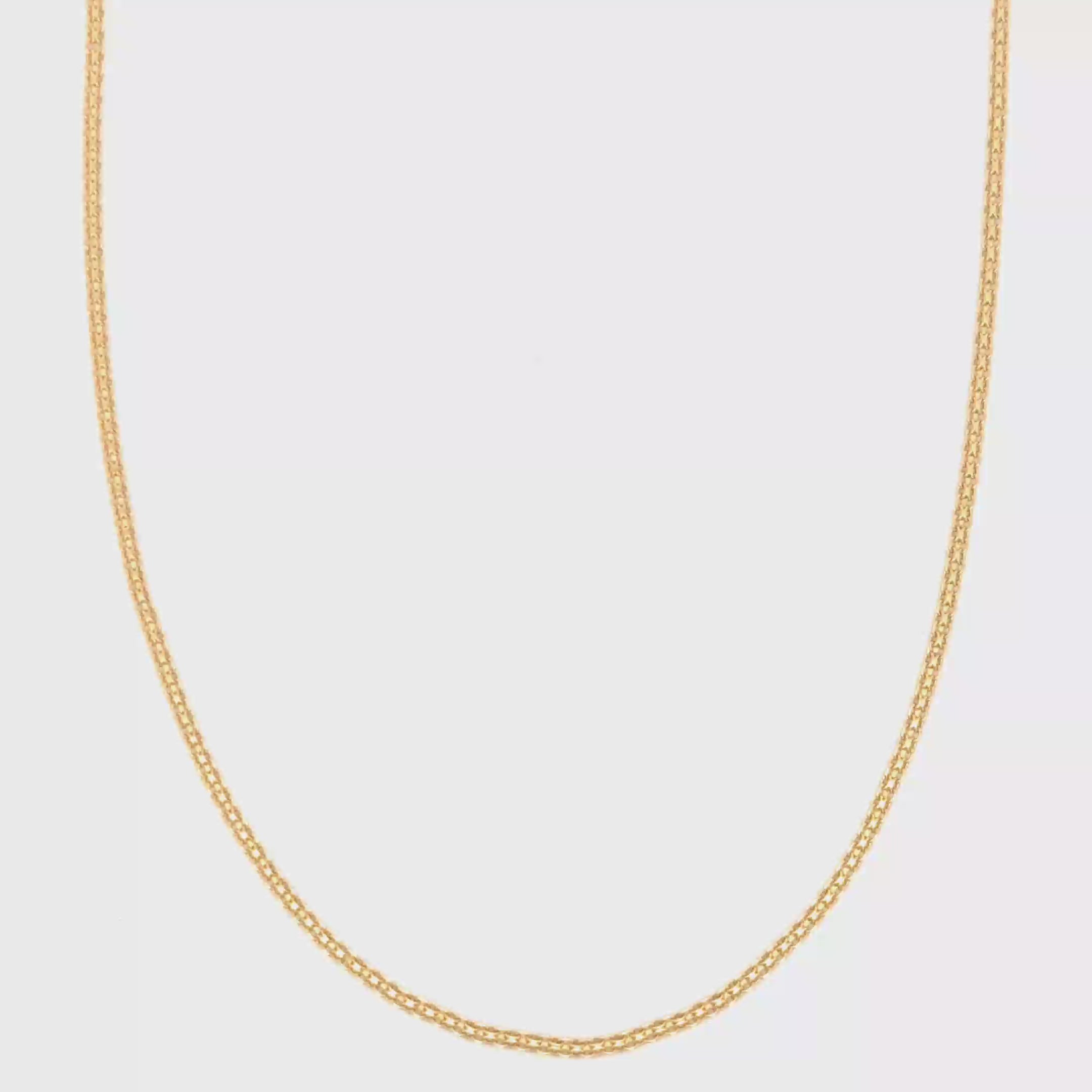 Classic Yellow Gold Chain Necklace