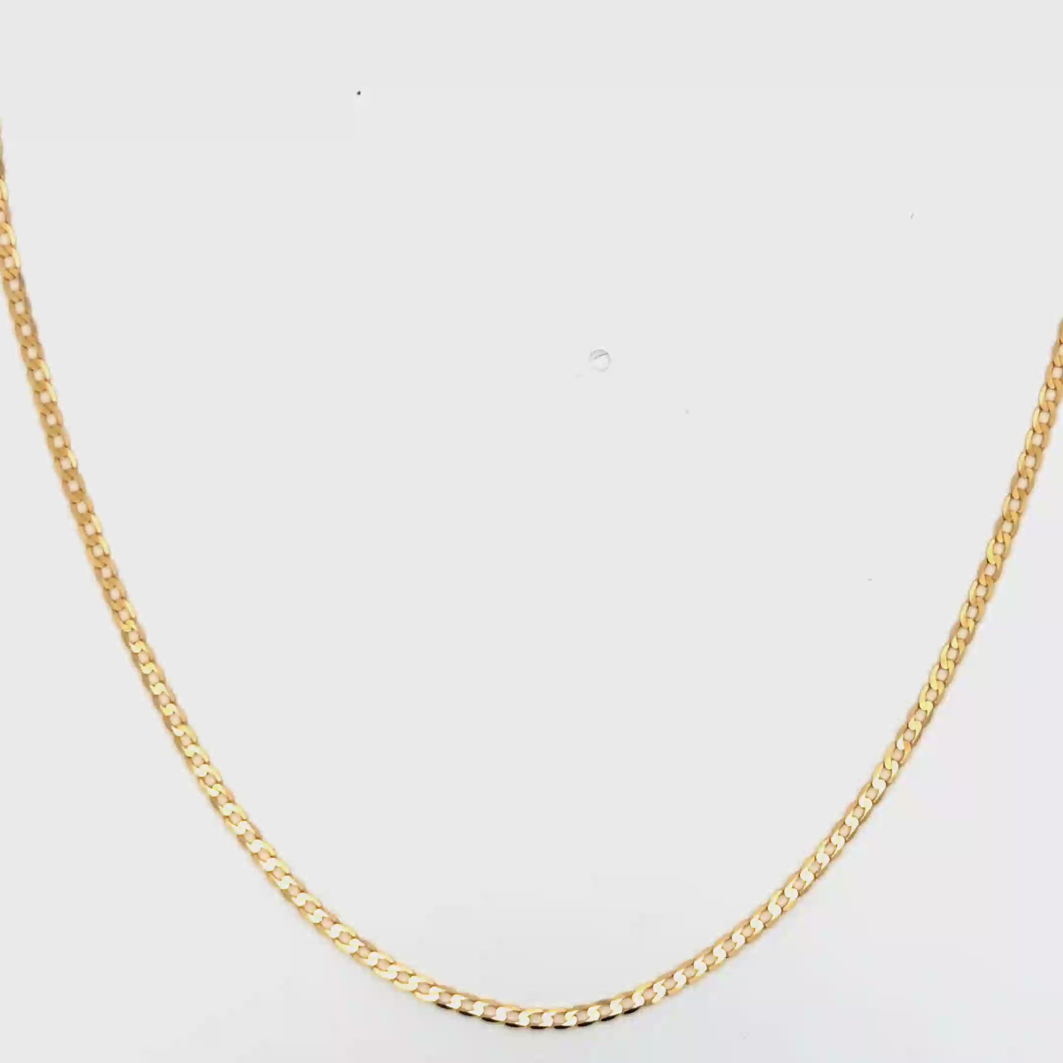 Classic Yellow Gold Chain Necklace