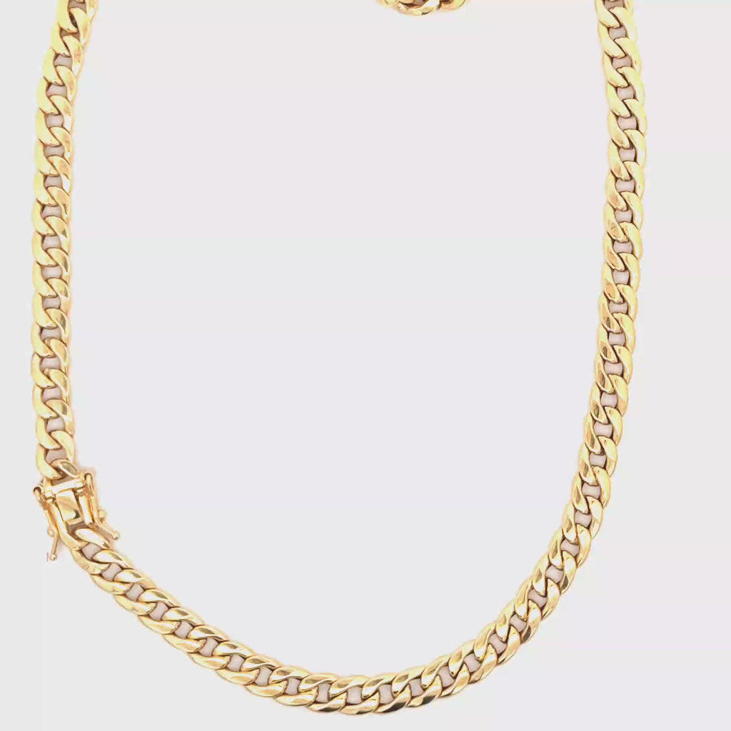 Classic Yellow Gold Chain Necklace