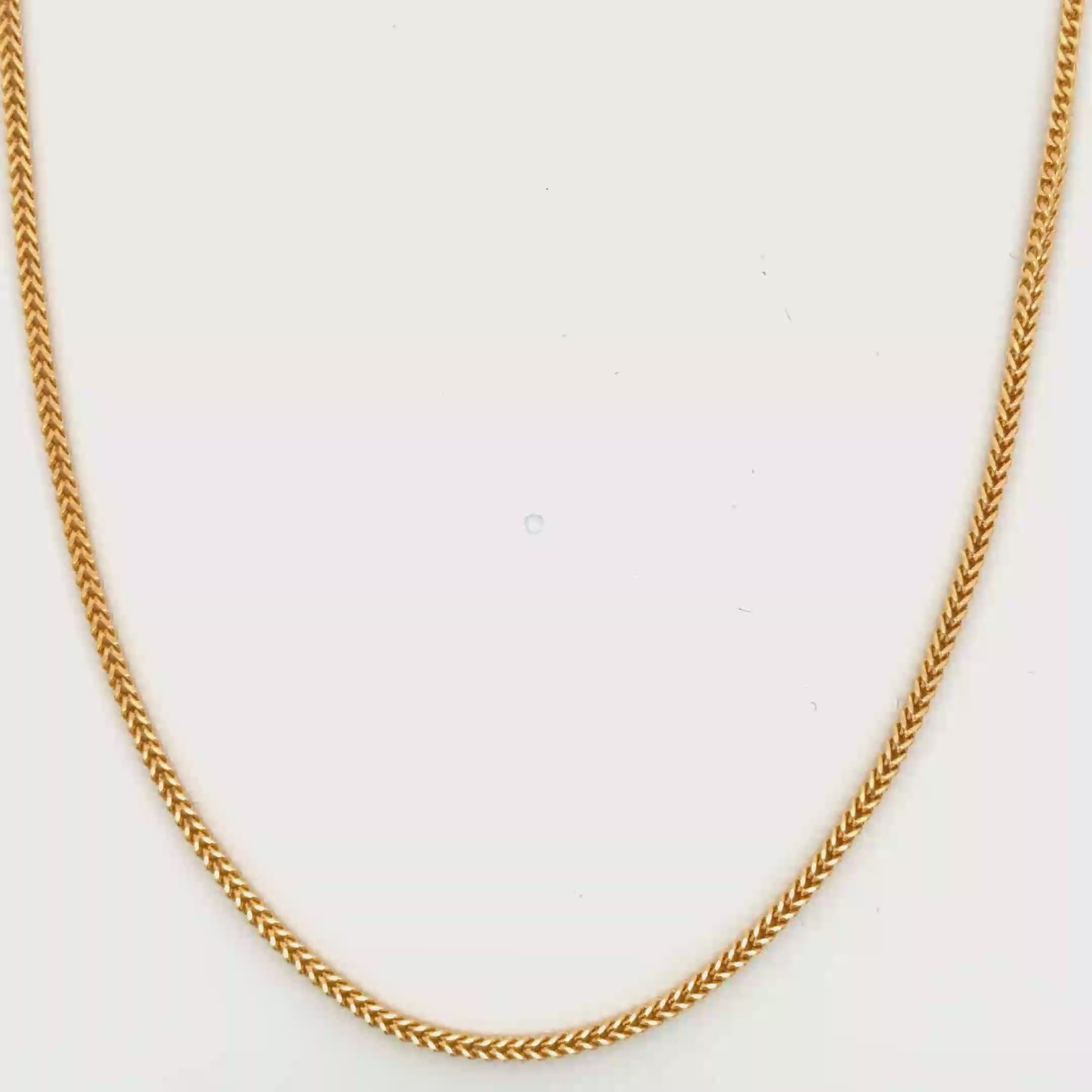 Classic Yellow Gold Chain Necklace