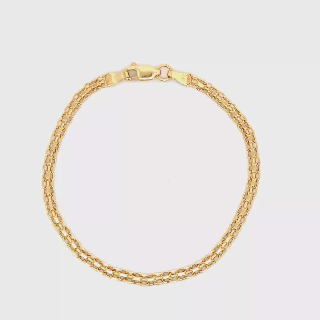 Classic Yellow Gold Chain Bracelet
