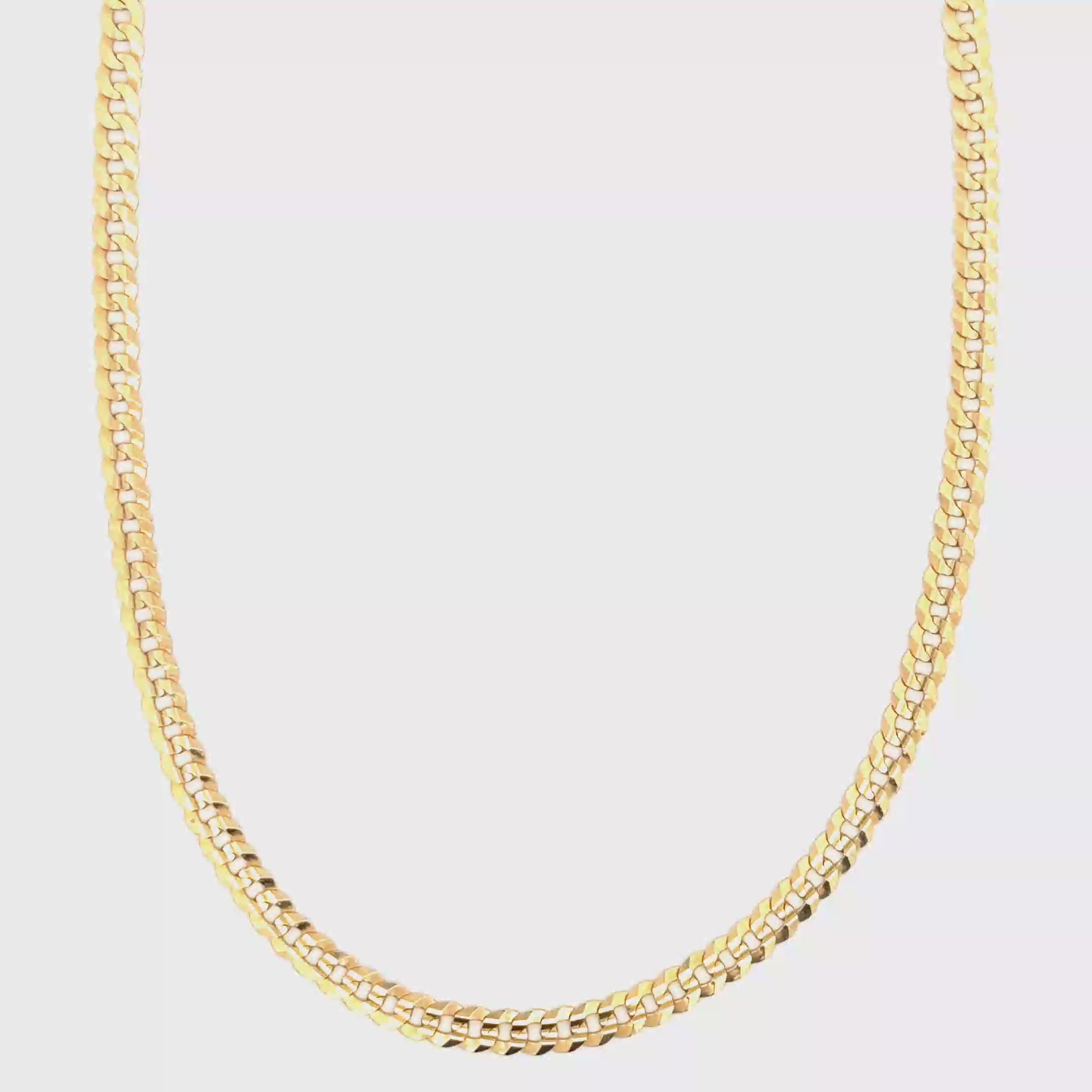 Classic Yellow Gold Chain Necklace