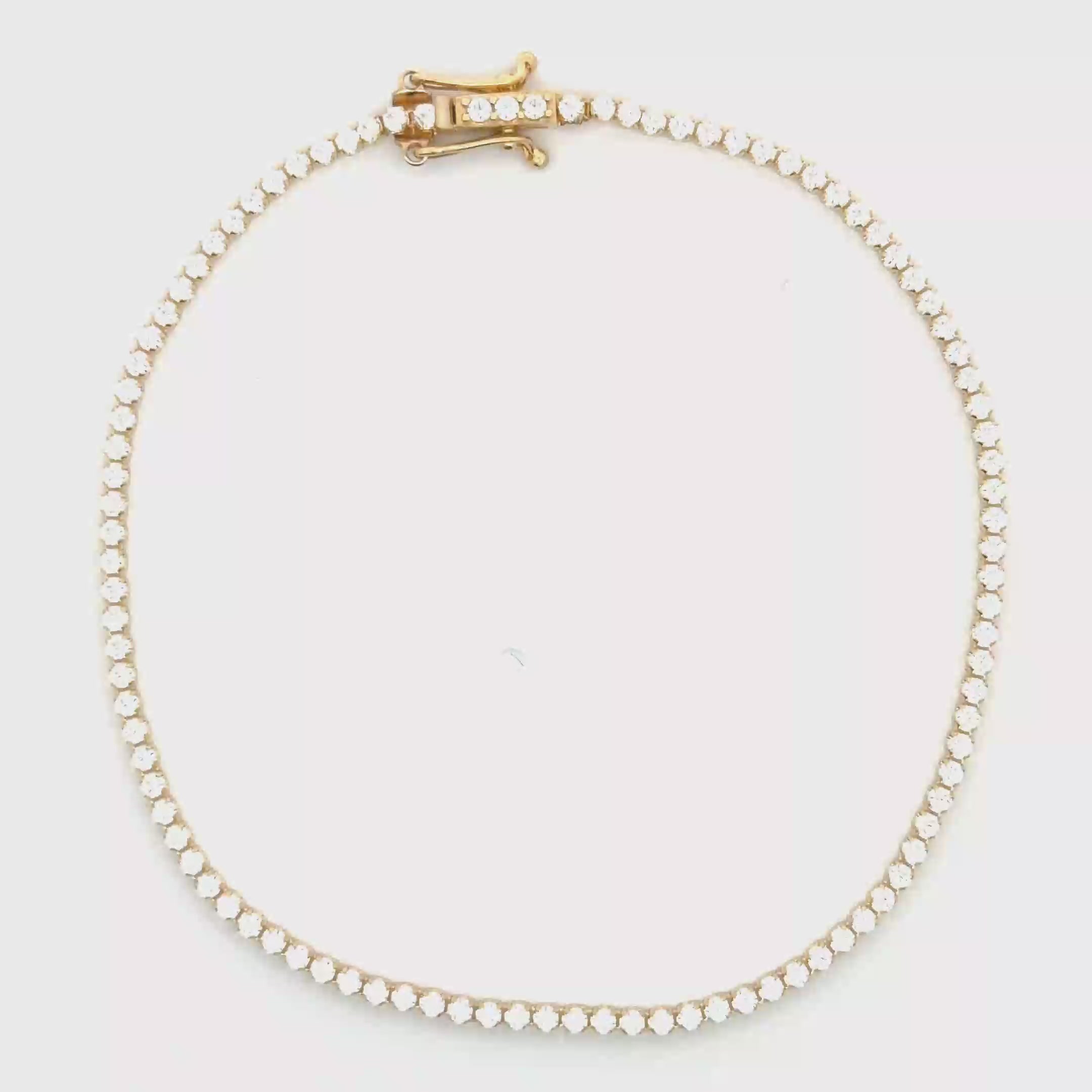 Brillant Yellow Gold Tennis Bracelet