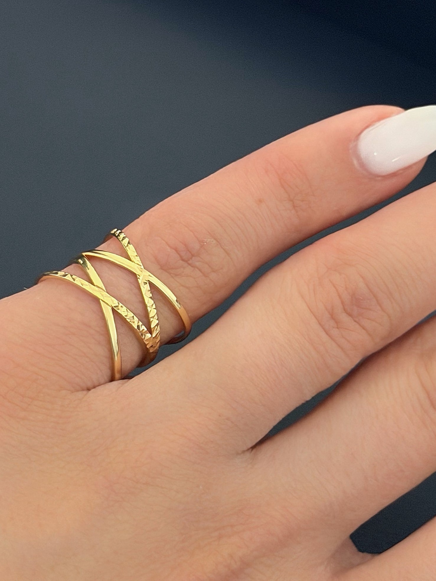 Anillo dama Oro 18k Italiano